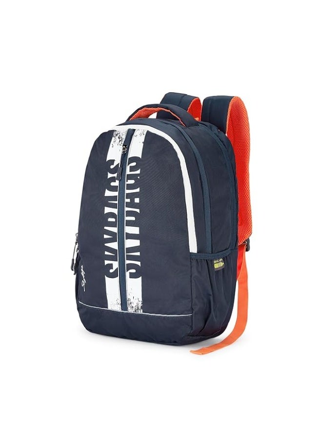 سكاي باجز Skybags Strider Pro 27 Liters Backpack With 17 Inch Laptop Compatible for Men & Women, Rain Cover, Side Bottle Pockets, Adjustable Shoulder Strap & Padded Back With Air Mesh - Image 4